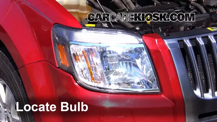 2009 Mercury Mariner 2.5L 4 Cyl. Lights Headlight (replace bulb)